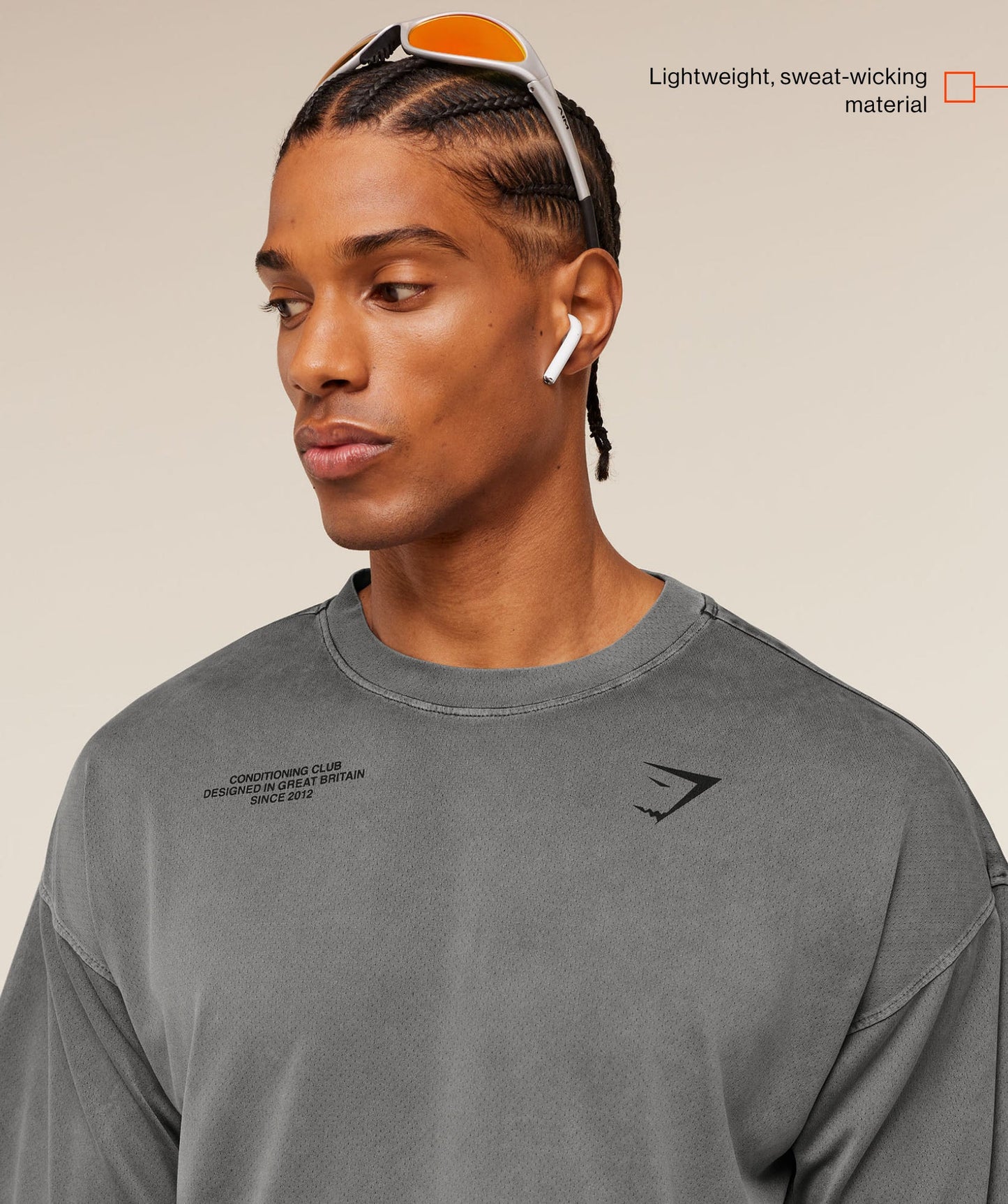 GS-0088 Conditioning Club Washed T-Shirt - Black/Wash