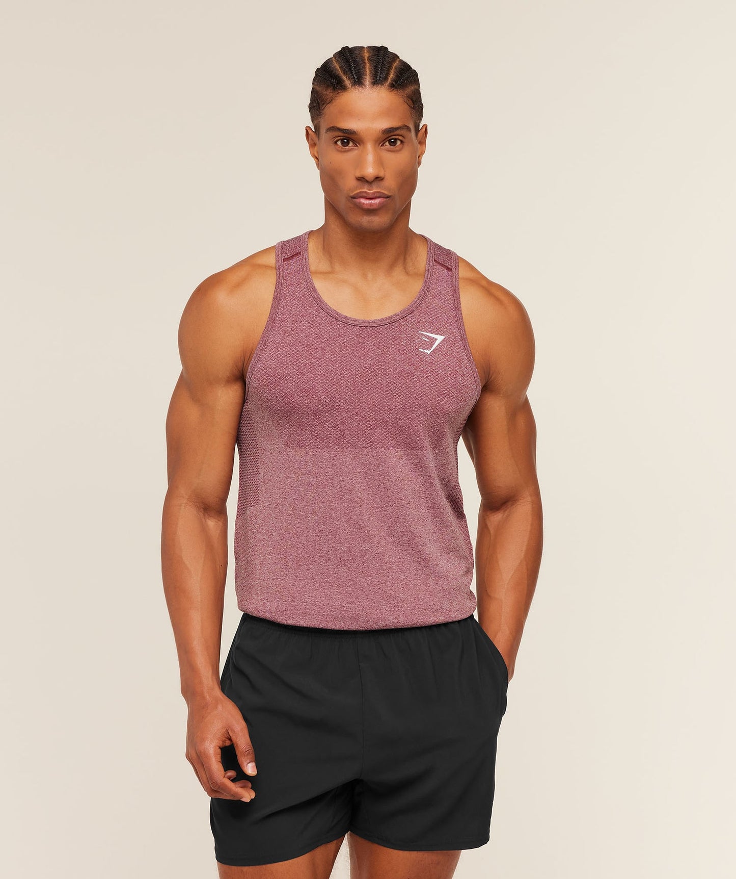 GS-0142 Vital Tank - White/Port