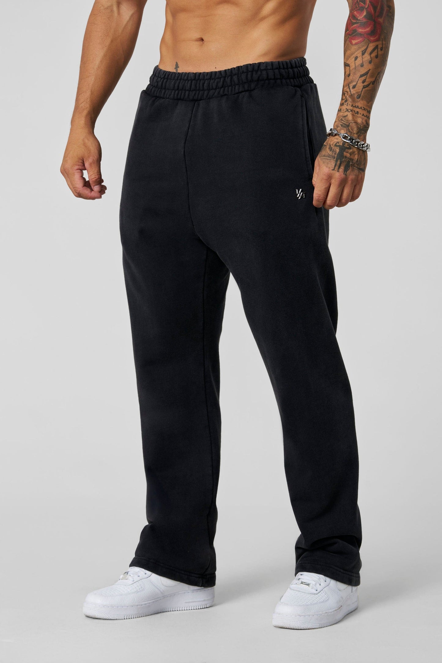 2068 - Elevated Essentials - Straight Sweats - Black Wash