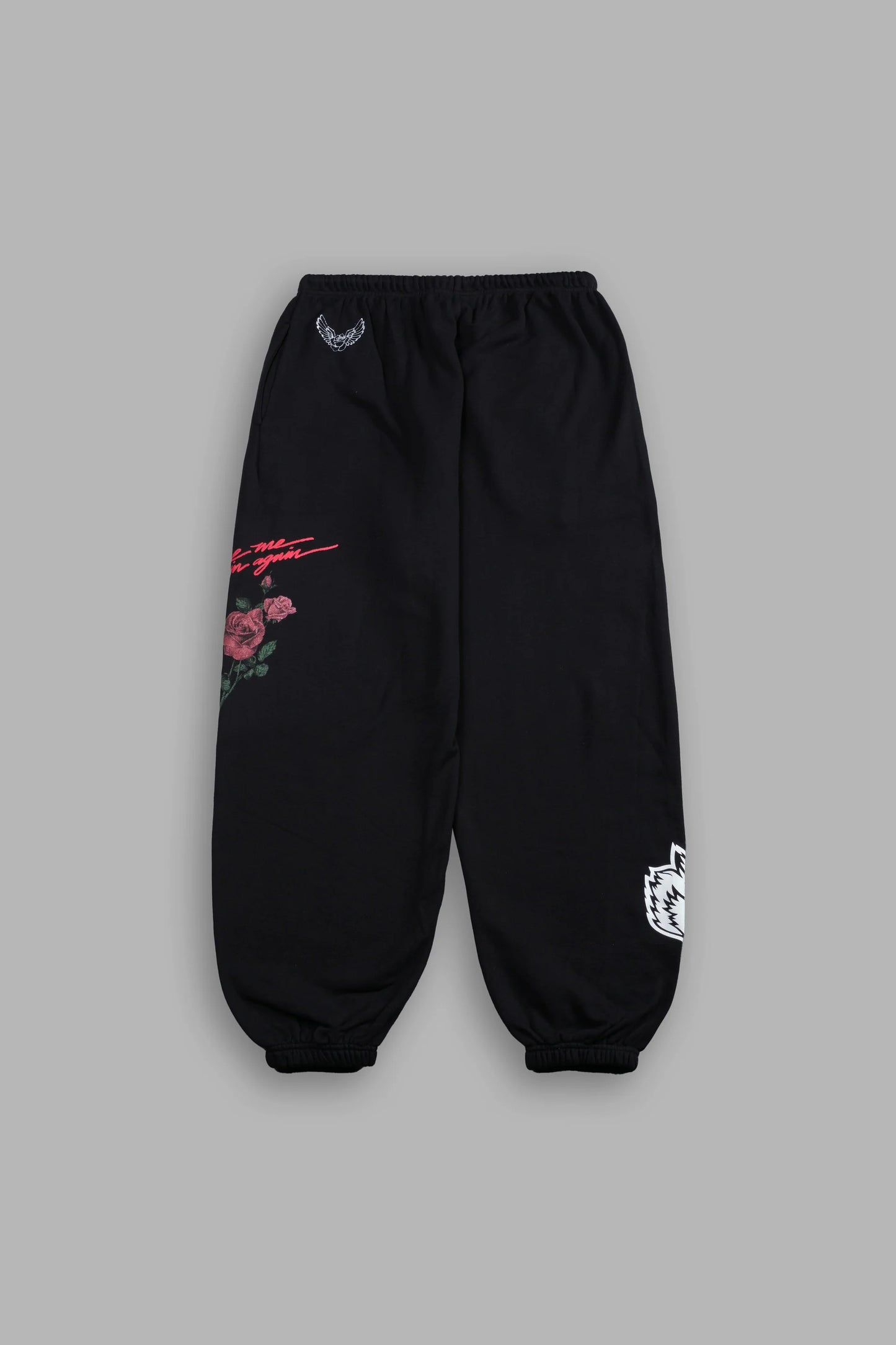DS-0105 Sin Again Unisex Lightweight Lounger Sweat Pants in Black