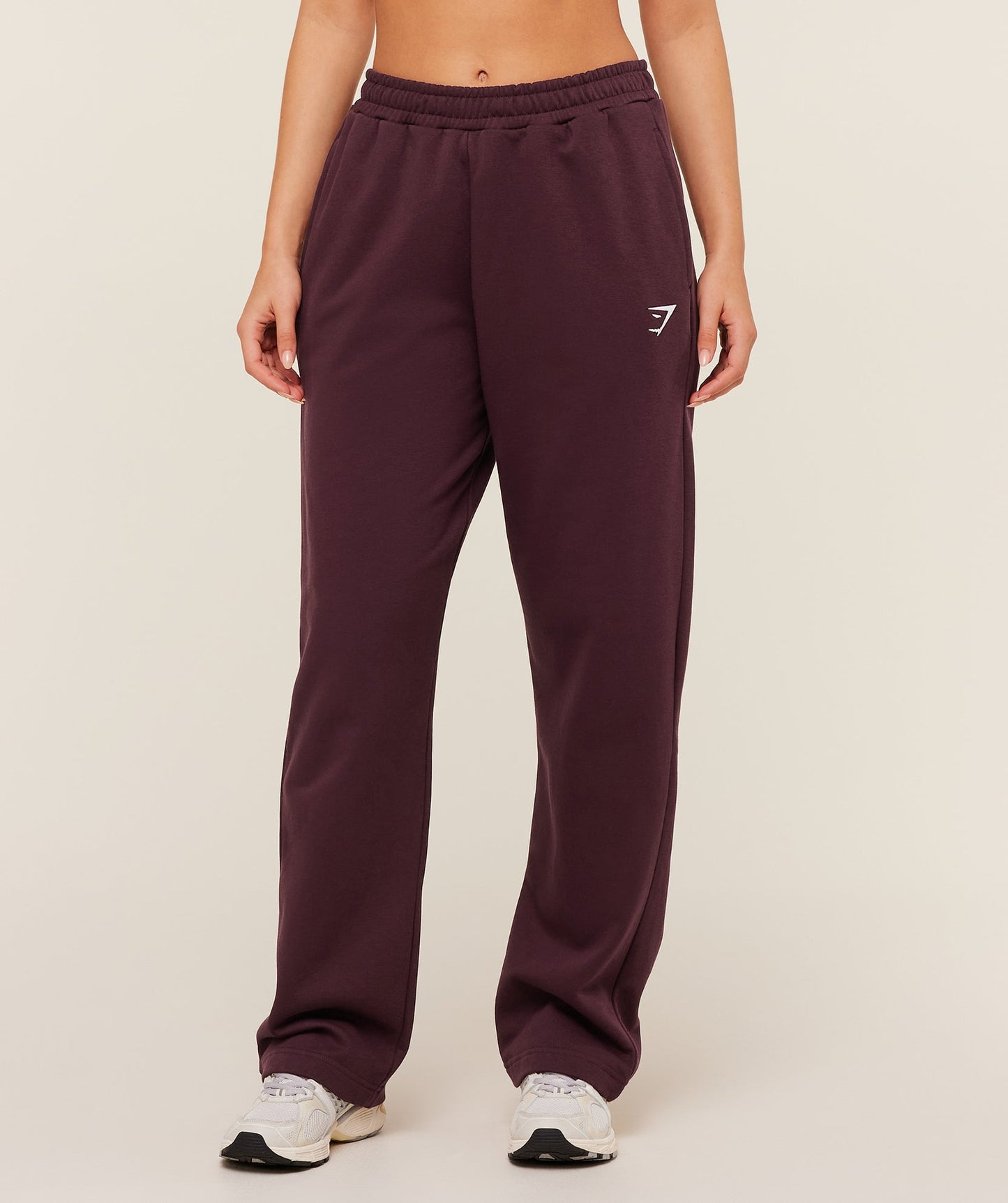GSA-0152 - Training Fleece Straight Joggers - GS Cherry Purple