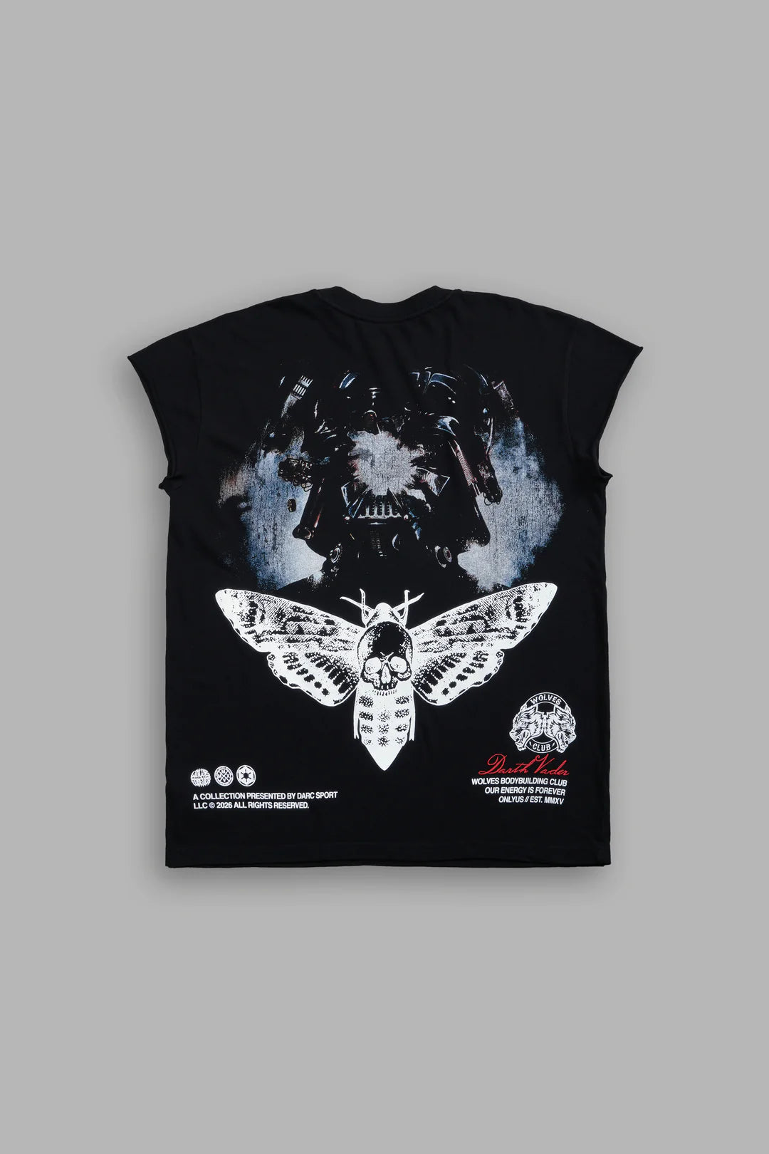 DS/SW-0174 Dark Betrayal Premium Cap Sleeve Tee in Black