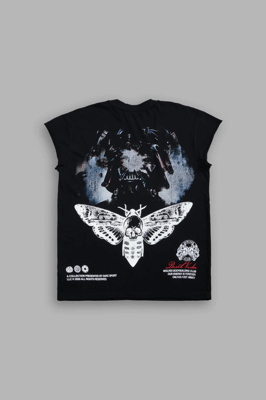 DS/SW-0174 Dark Betrayal Premium Cap Sleeve Tee in Black