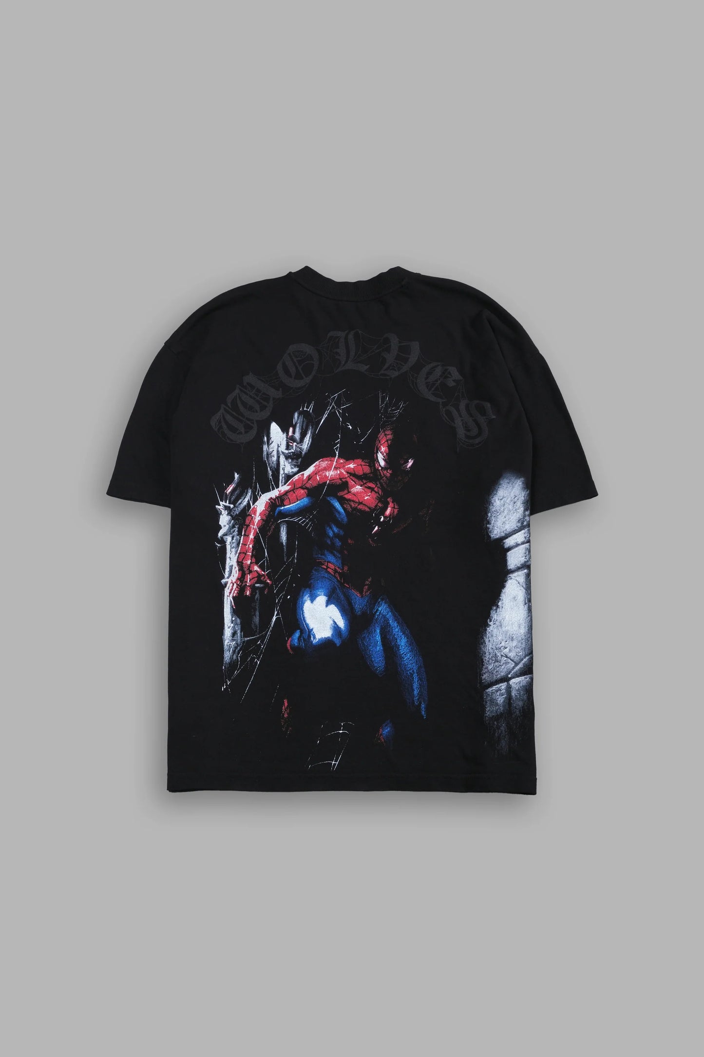 DS-0244 Webs and Shadows Premium Oversized Tee in Black