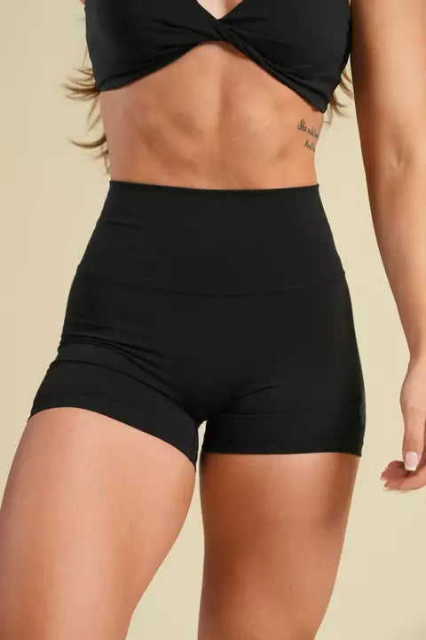DSHE-0021 IYKYK Wolves “Emma” Energy Shorts in Black