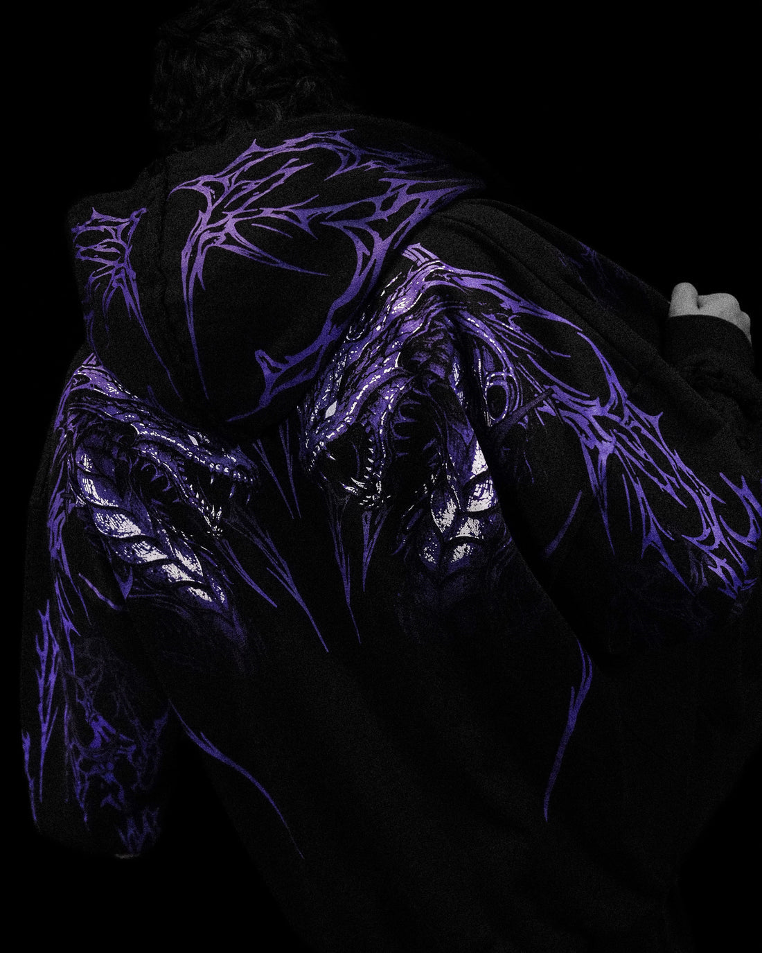 BD-0074 Tarnished Leviathan Oversized Zip-up Hoodie [DUSK]