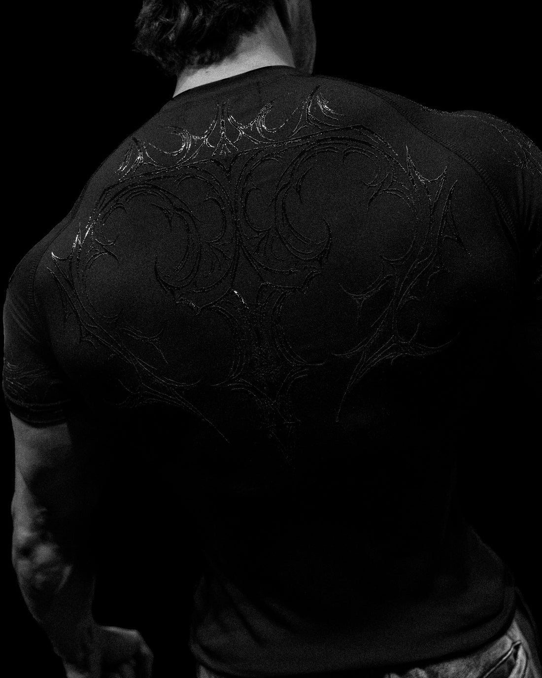 BD-0108 Void Tech™ Venom Texture shortsleeve Compression [DARKNESS]
