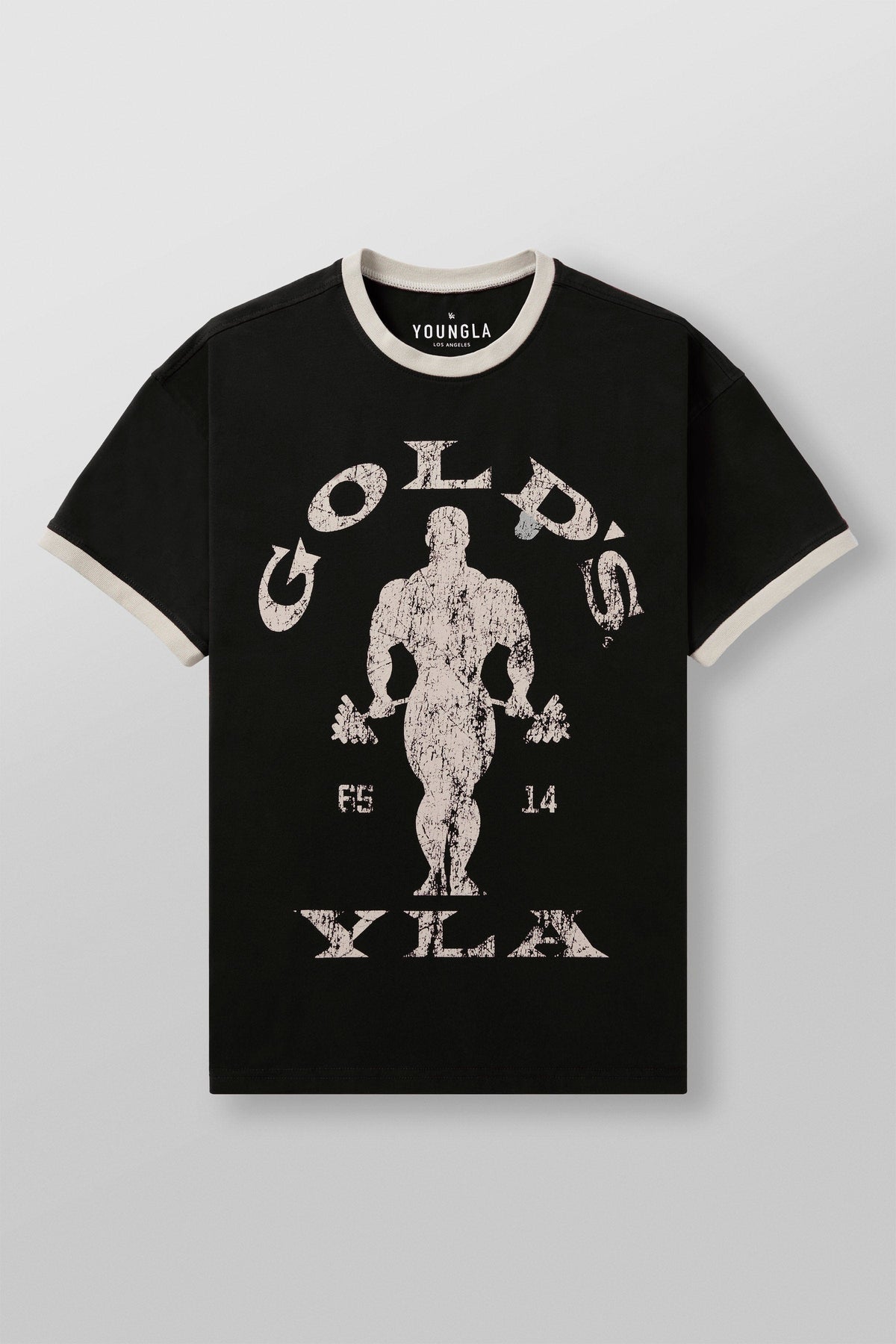4009 - Gold’s Gym Ringer Tees - Black