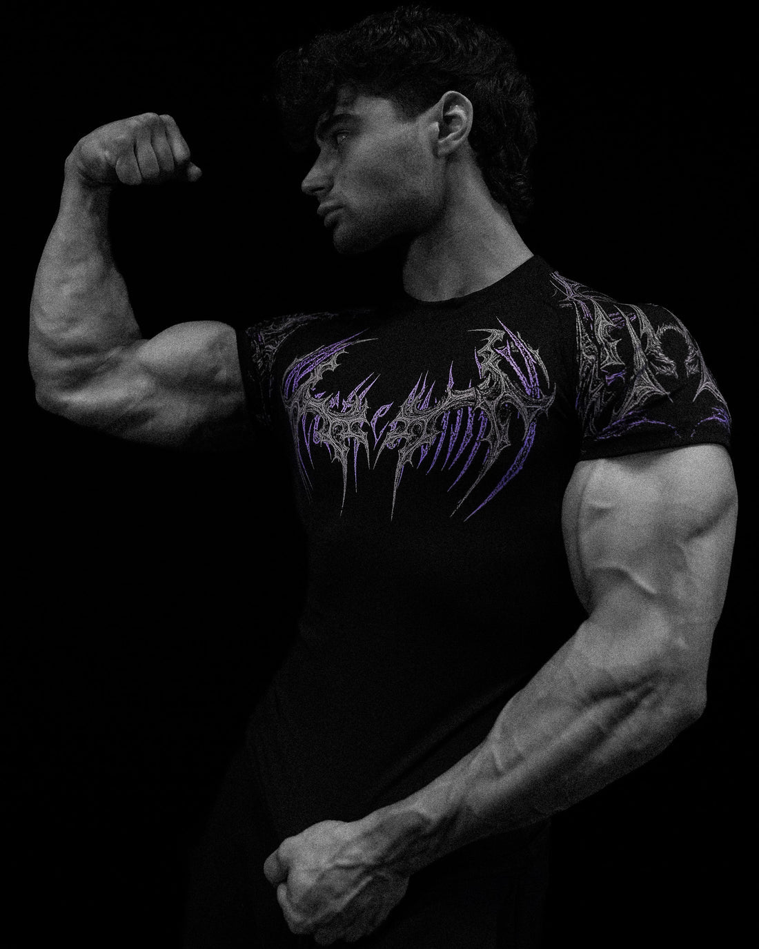BD-0077 Void Tech™ Parasite Short Sleeve Compression [HOLLOW PURPLE]