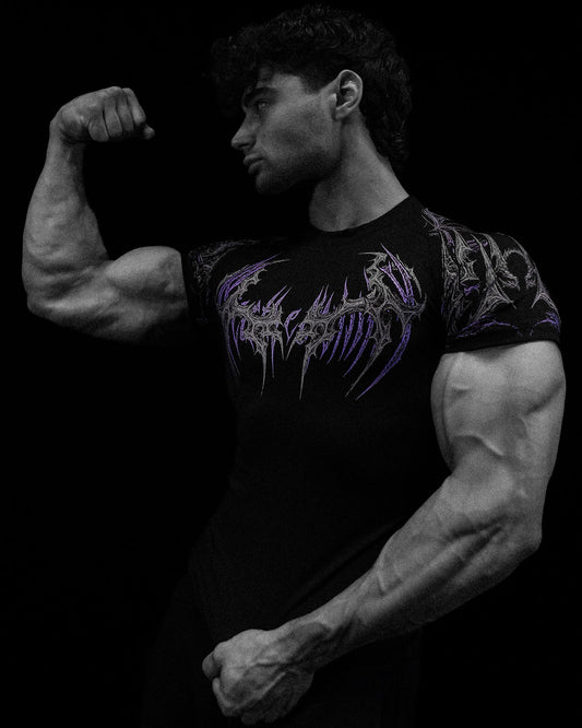 BD-0077 Void Tech™ Parasite Short Sleeve Compression [HOLLOW PURPLE]