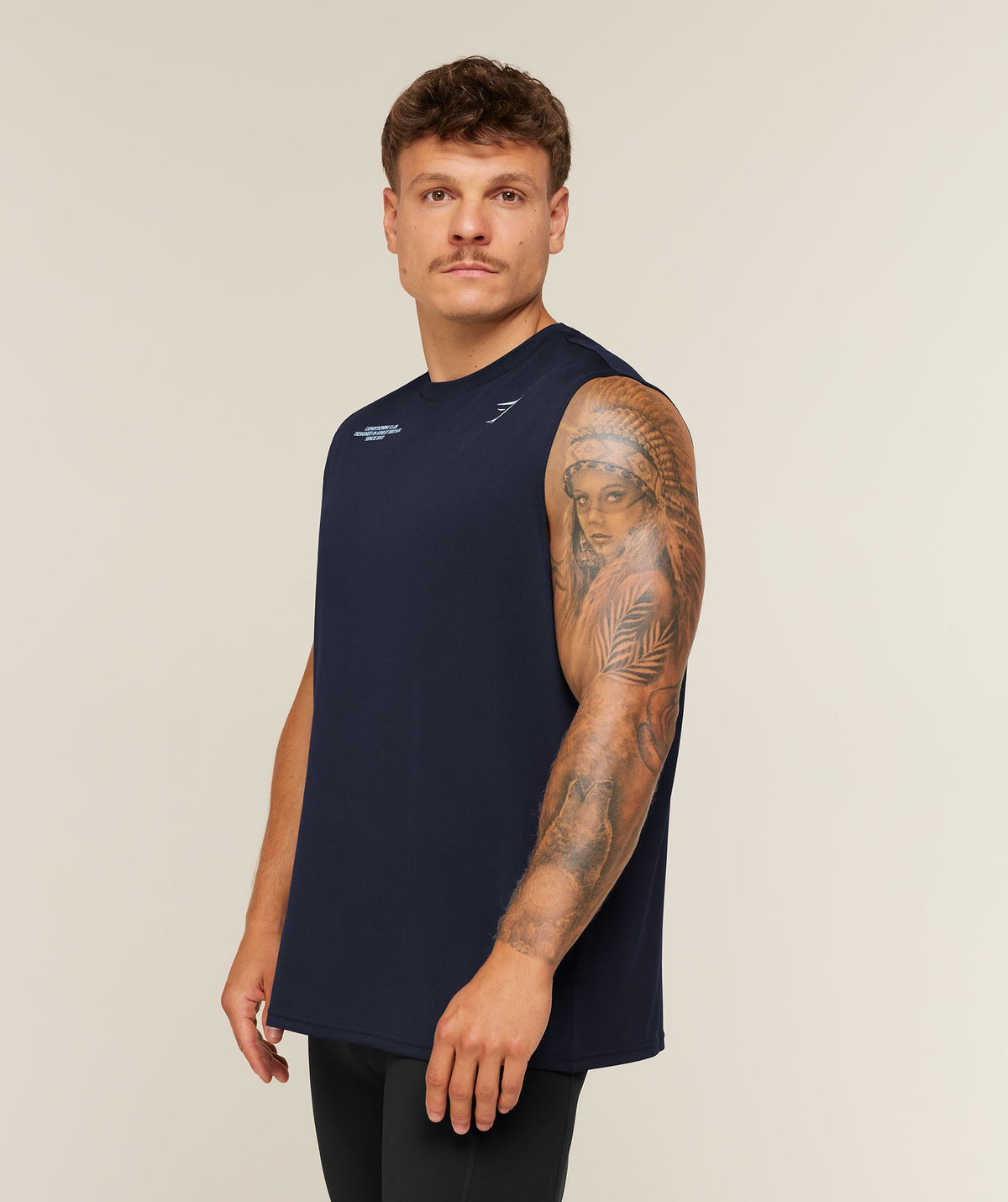 GS-0059 Conditioning Club Tank - Heavy Blue/Tranquil Blue