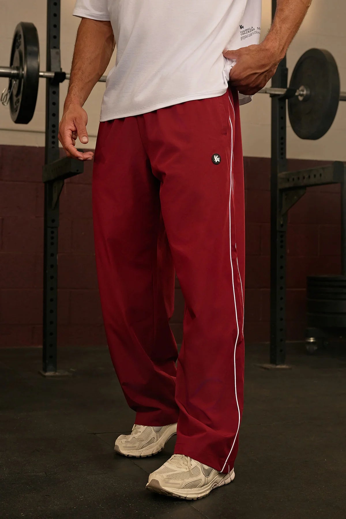 2166 - MOTION AIR PANTS Burgundy