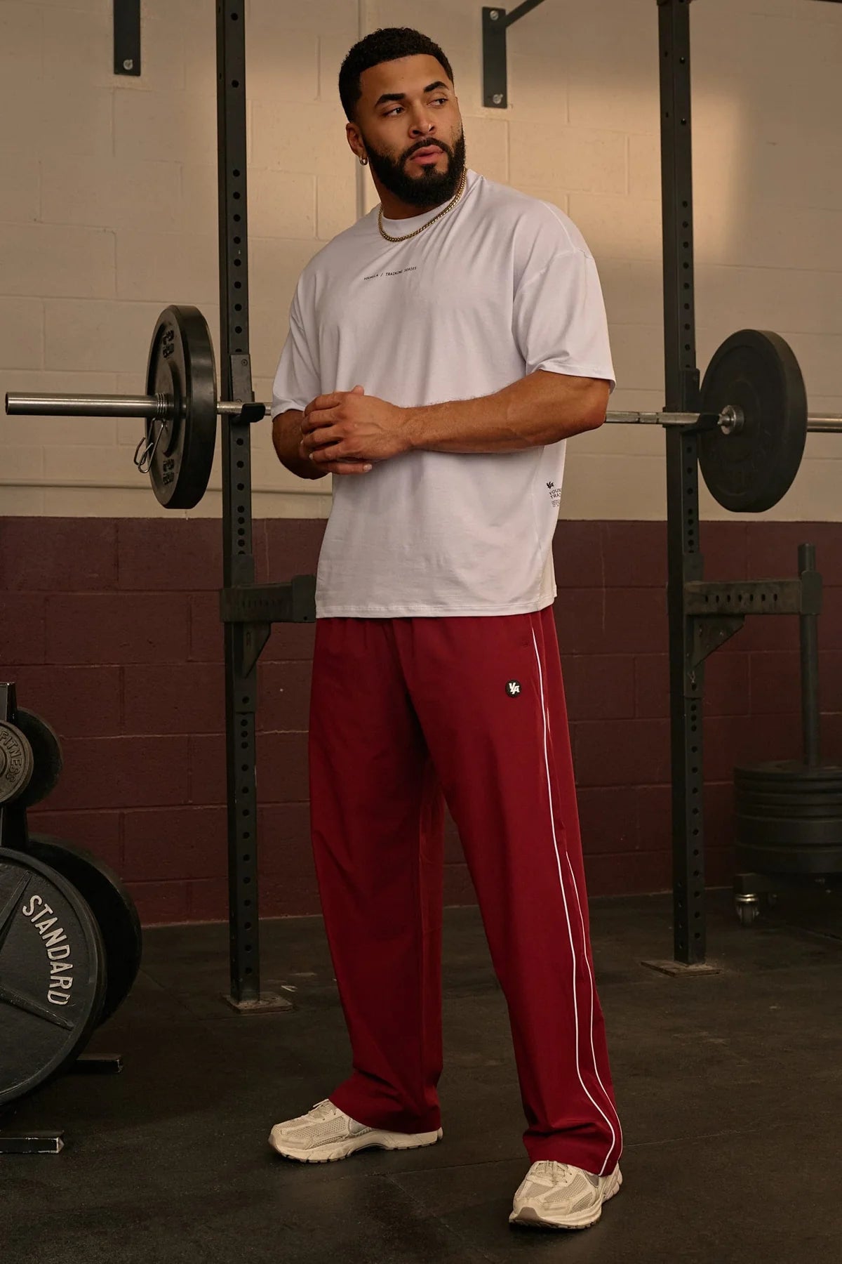 2166 - MOTION AIR PANTS Burgundy
