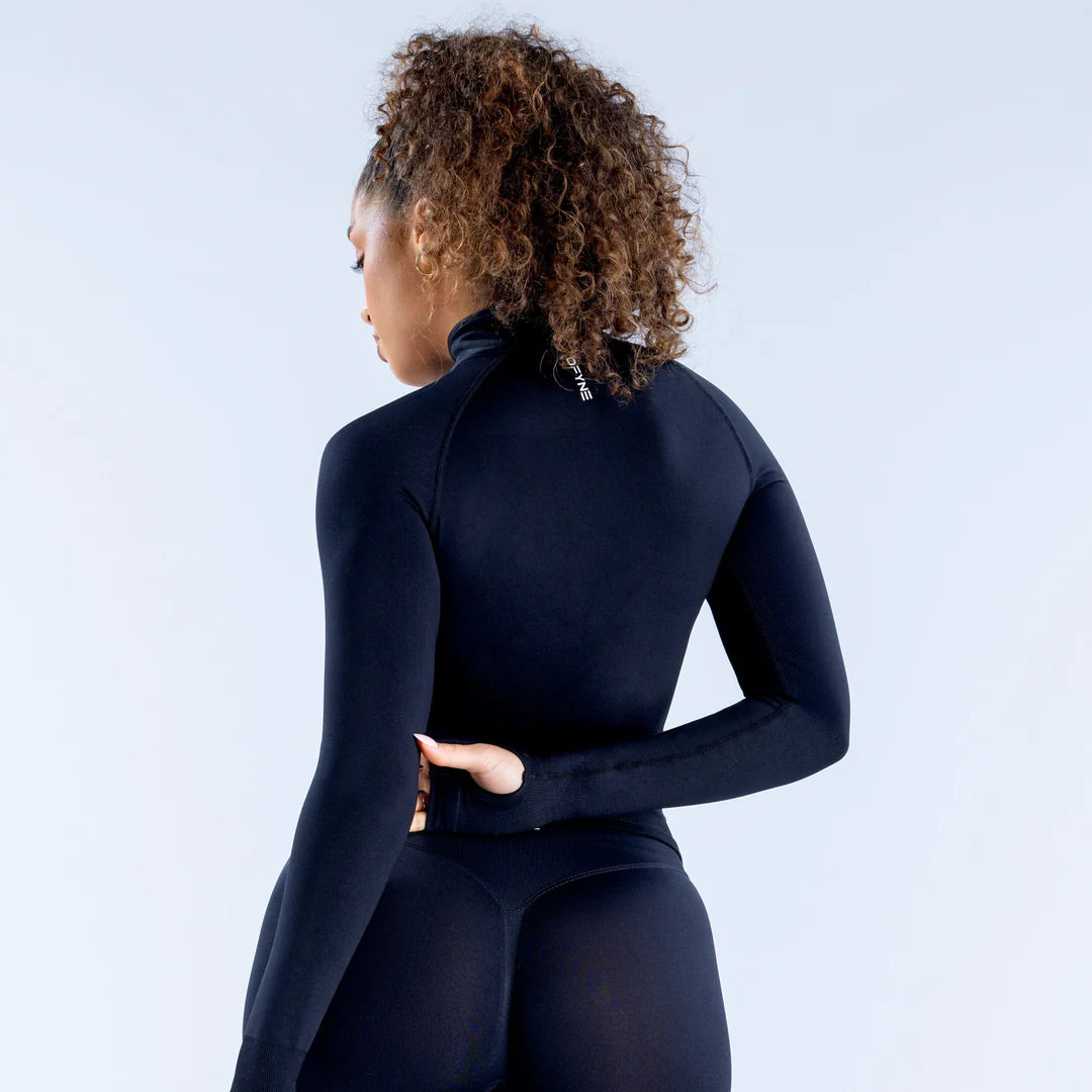 Impact Half Zippy - Midnight Black