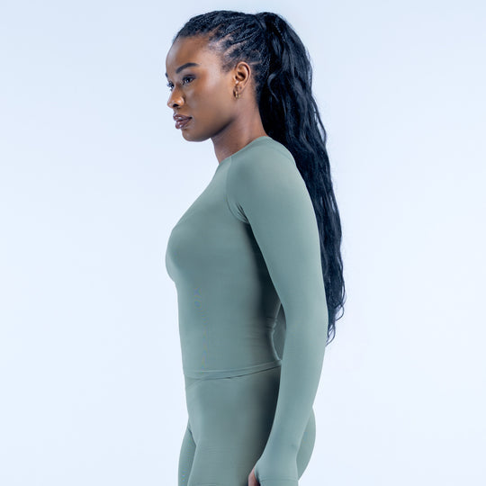 Defy Long Sleeve Top - Meadow