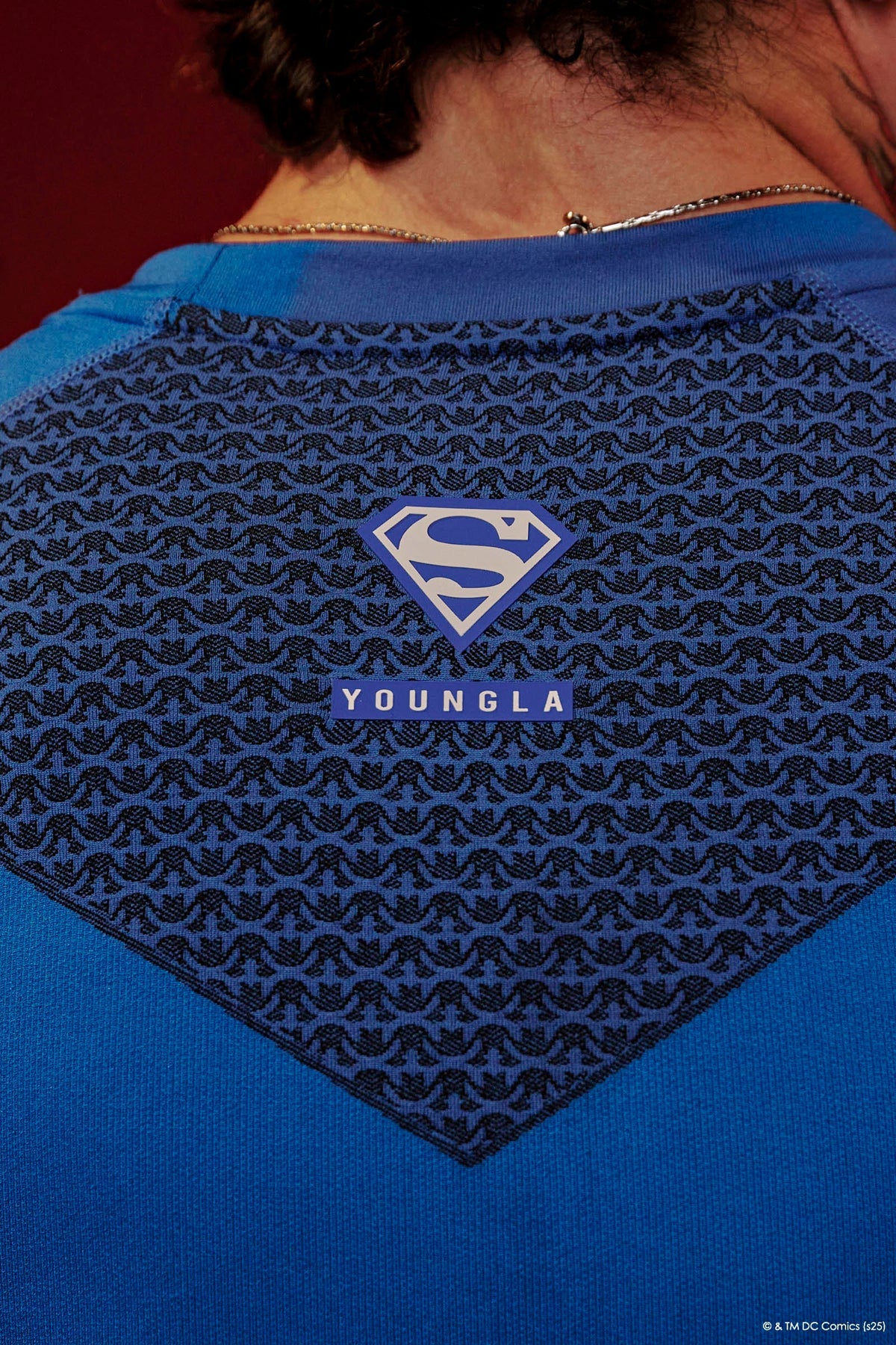 4117 - SUPERMAN COMPRESSION TEES - BLUE