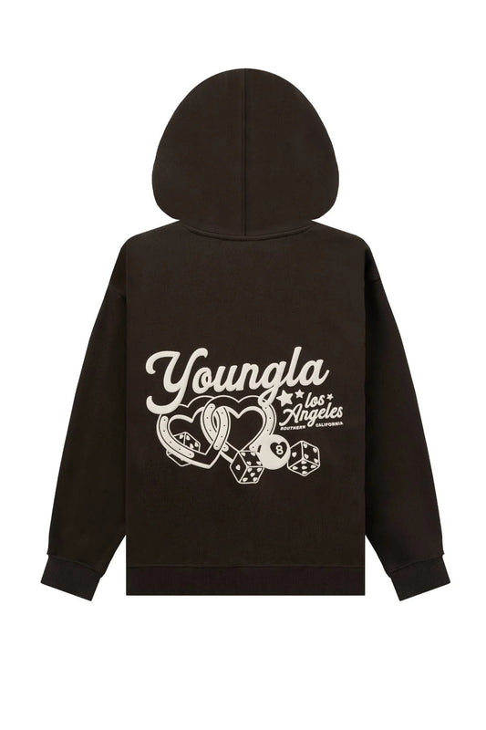 W566 SOFT SERVE HOODIE - BROWN