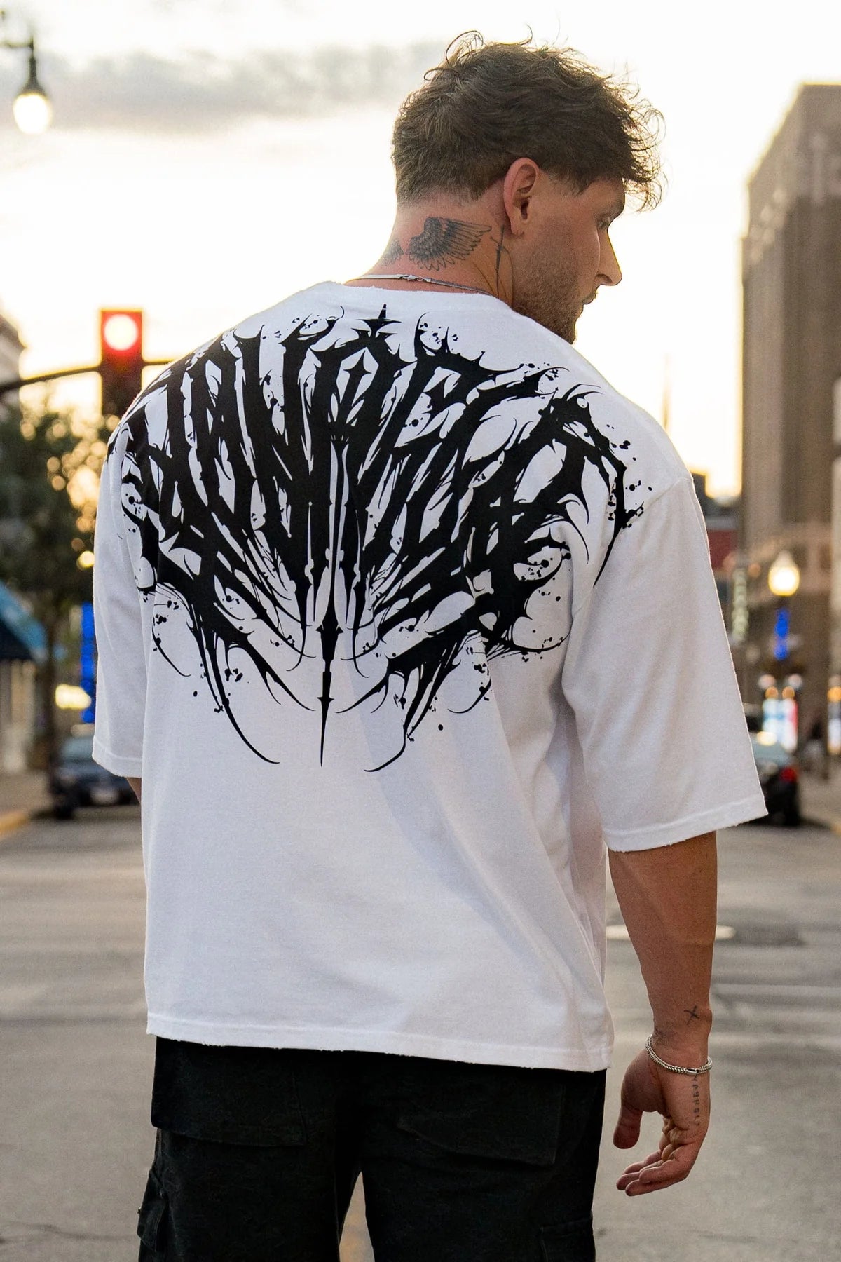 4185 - CHAOS TEES - WHITE