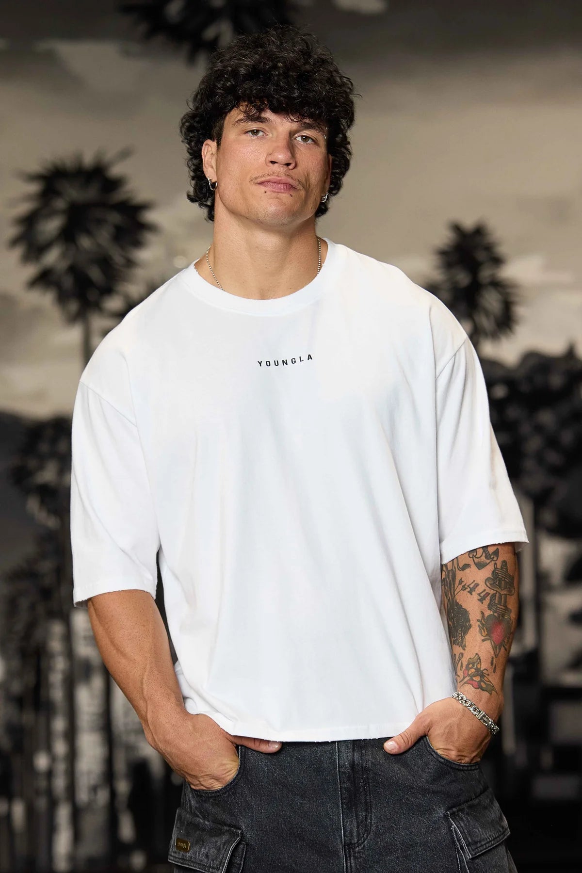 4185 - CHAOS TEES - WHITE