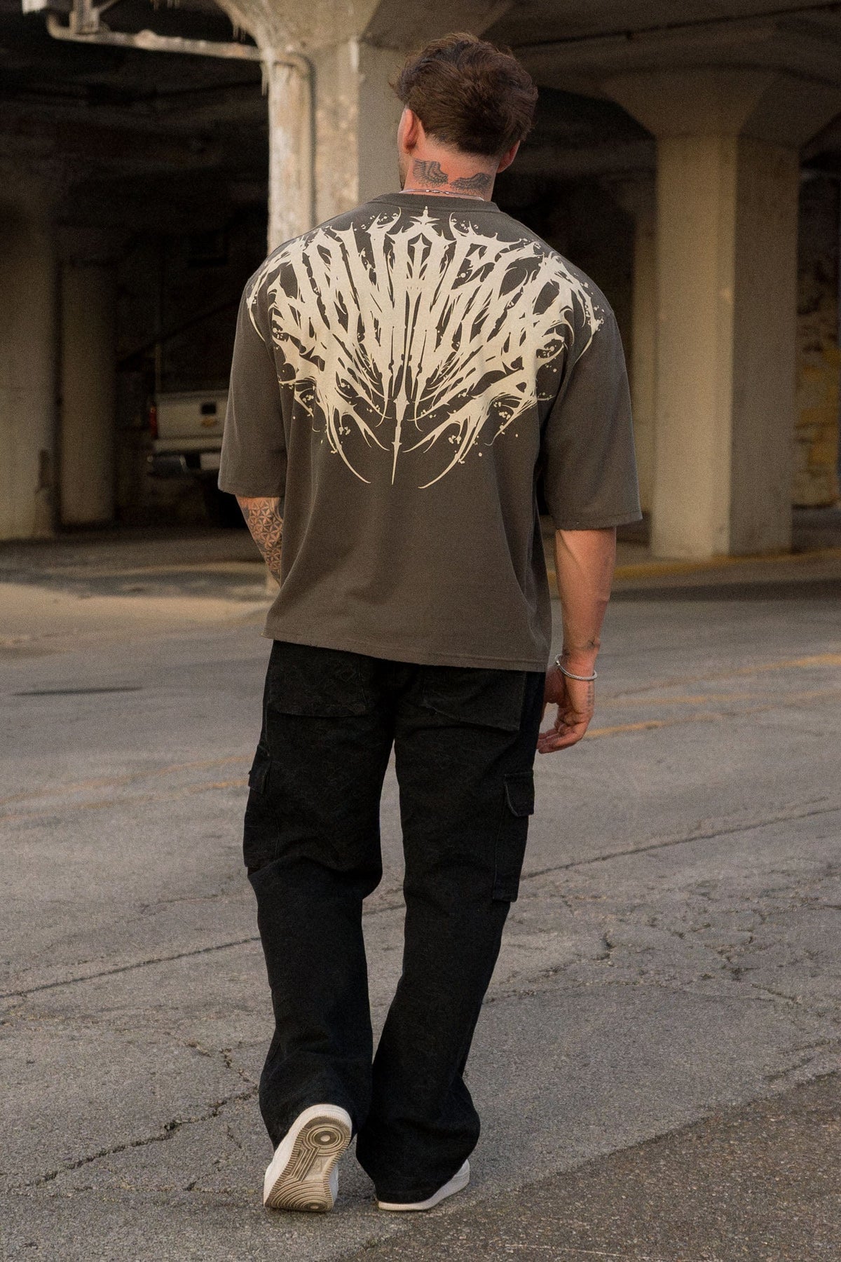4185 - CHAOS TEES - HUNTER GREEN WASH