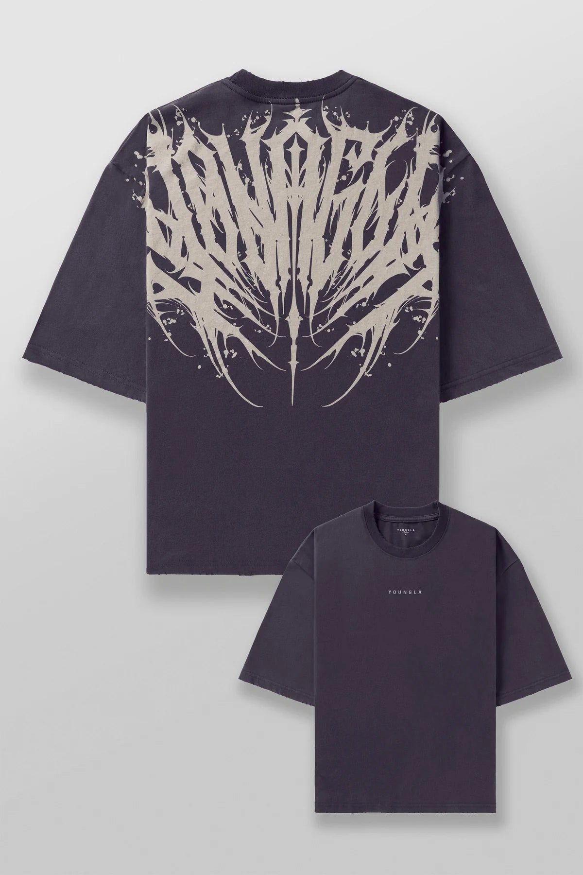 4185 - CHAOS TEES - PURPLE WASH