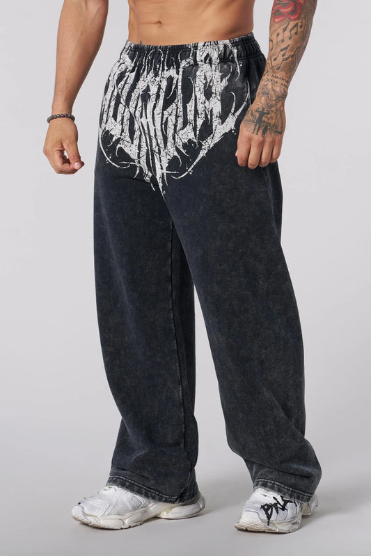 2079 - DARK WAVE JOGGERS - BLACK WASH