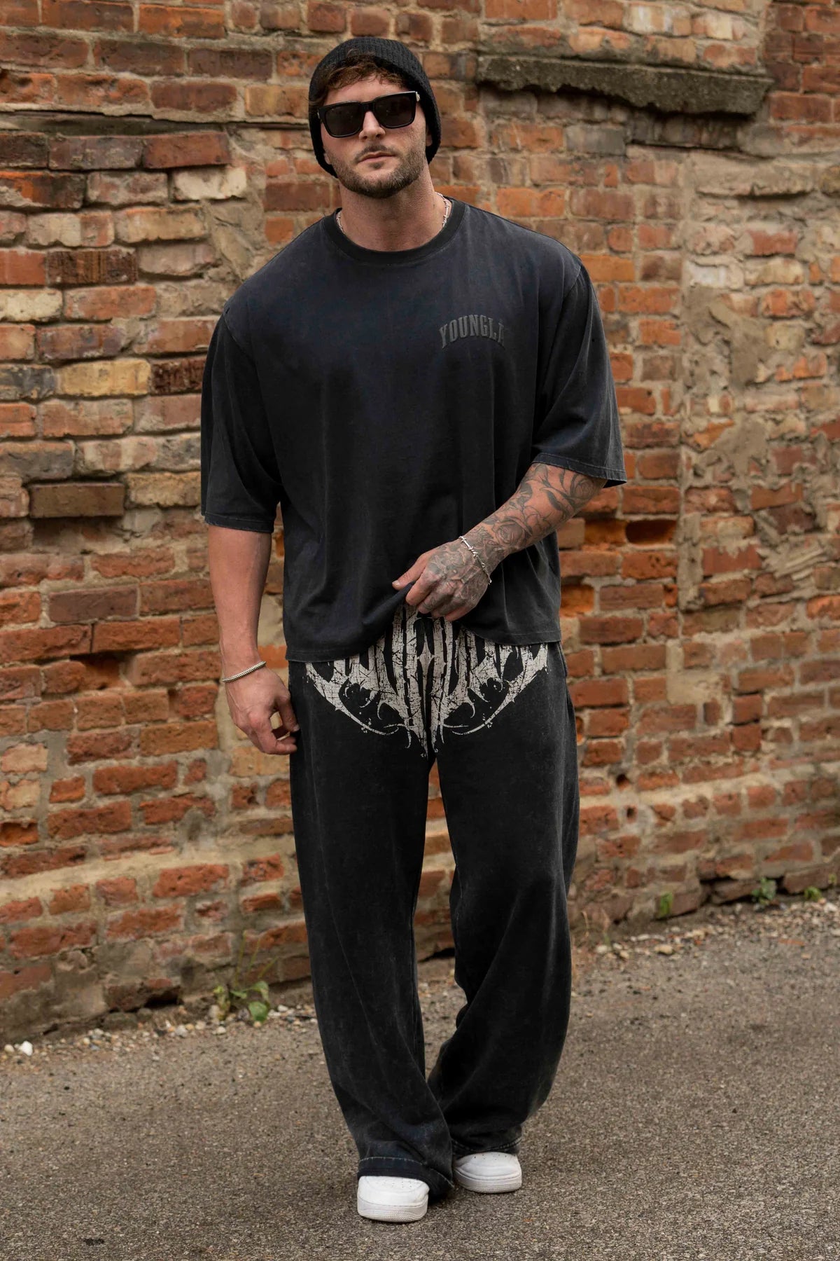 2079 - DARK WAVE JOGGERS - BLACK WASH