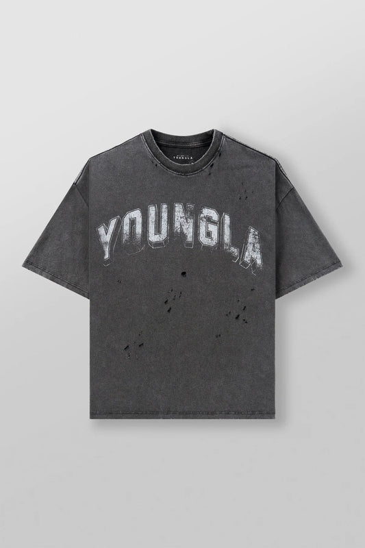 4146 - SCUFFED CLOUD TEES - GREY WASH
