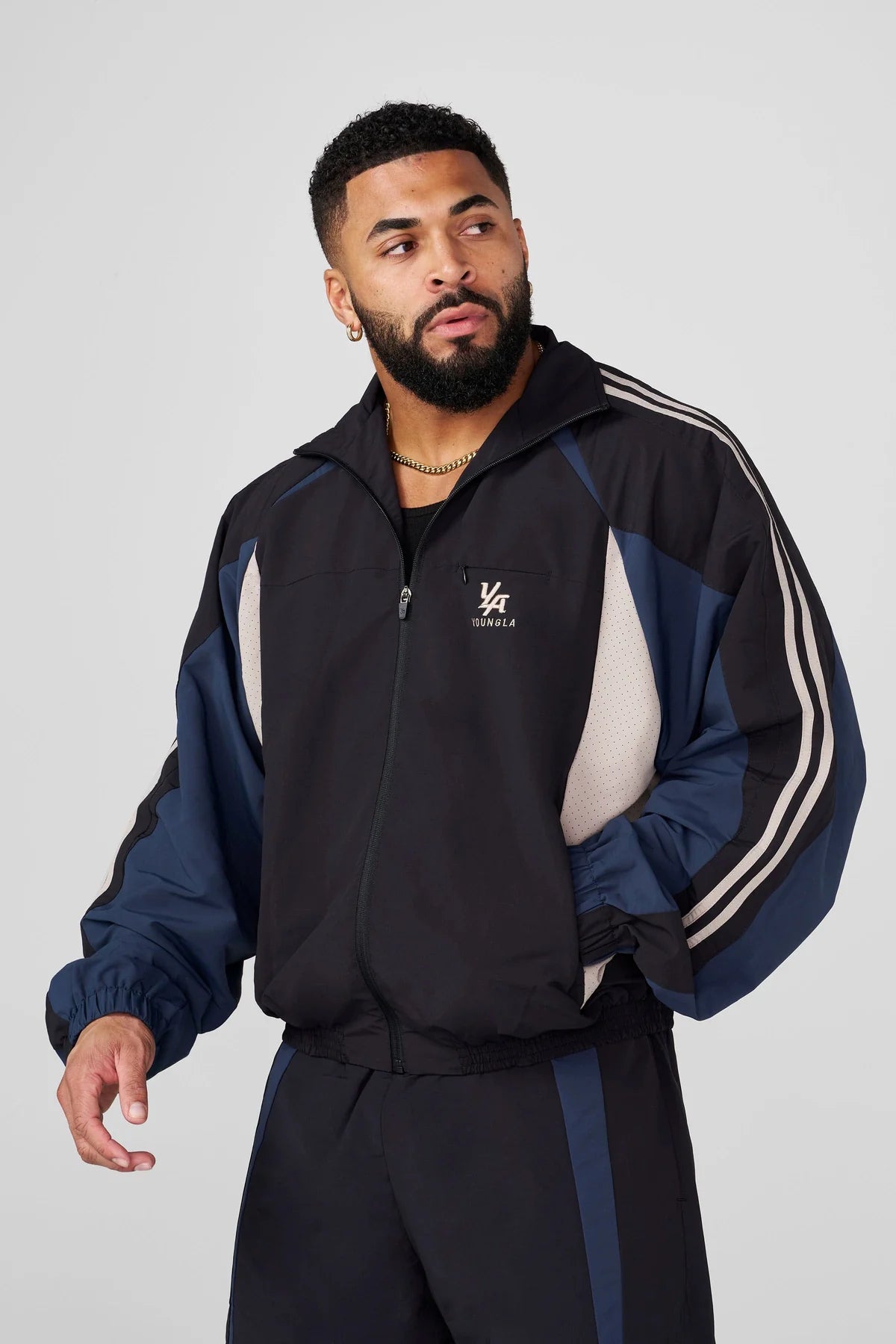 5205 - FIGHT WEEK TRACKSUIT - BLACK / NAVY