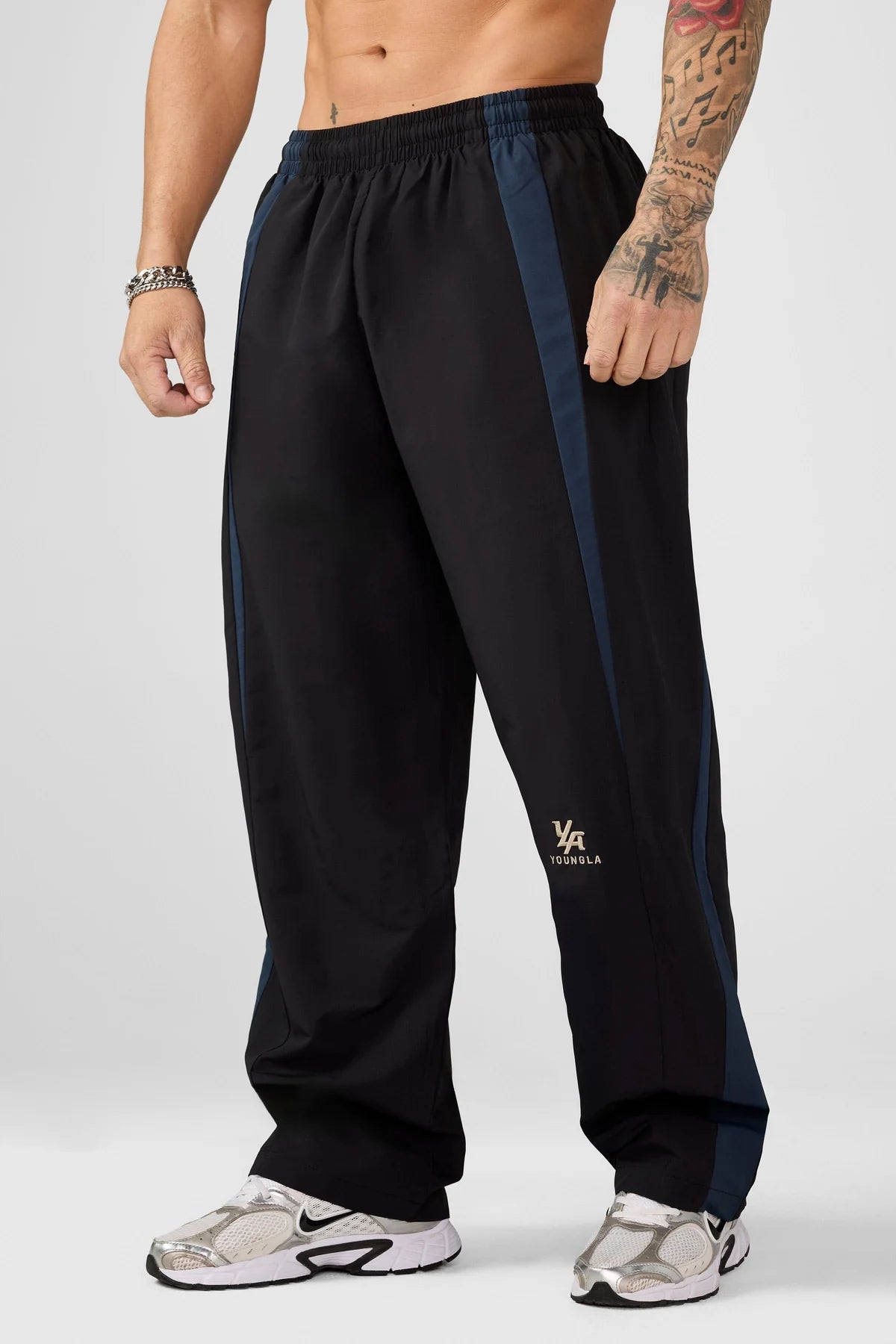 2057 - FIGHT WEEK TRACKSUIT PANTS - BLACK / NAVY