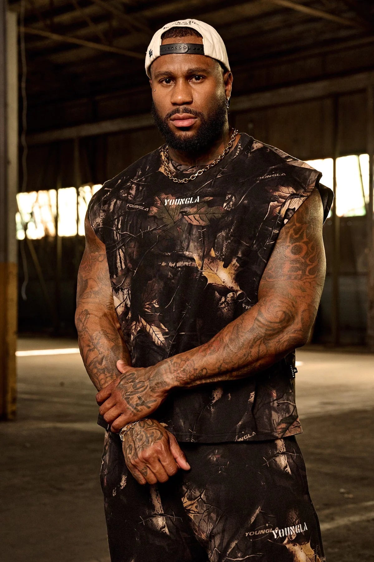 3067 - Tree Camo Collection - Cut Offs - Black Tree Camo