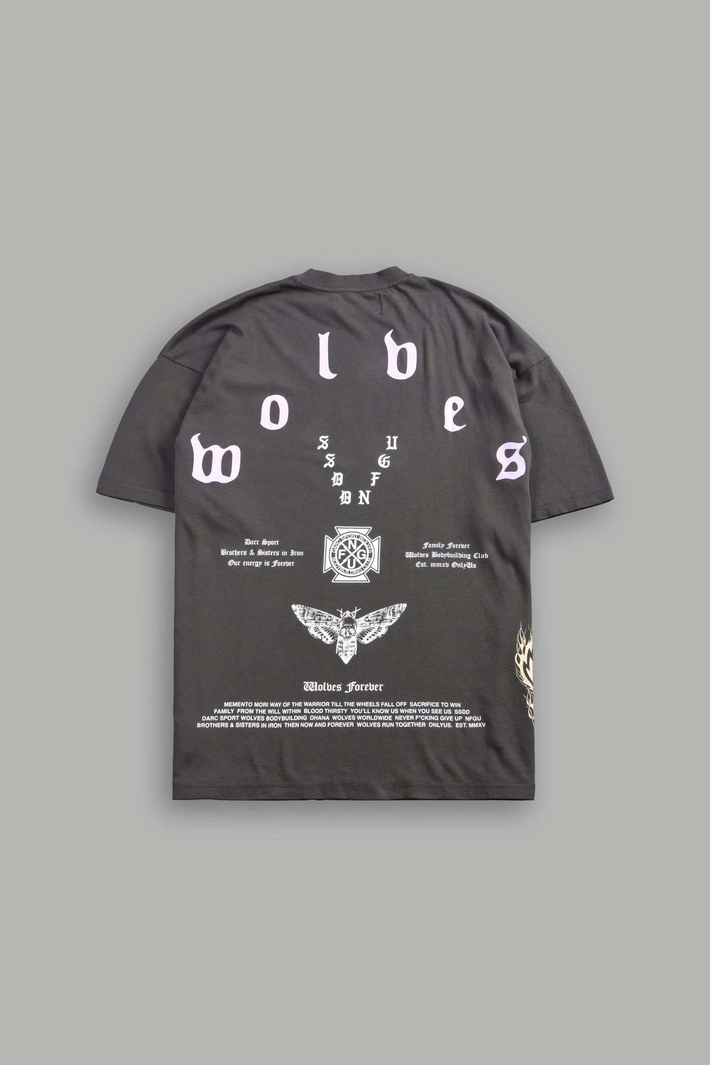 DS-0297 LINEAGE FRVR PREMIUM OVERSIZED TEE IN WOLF GRAY