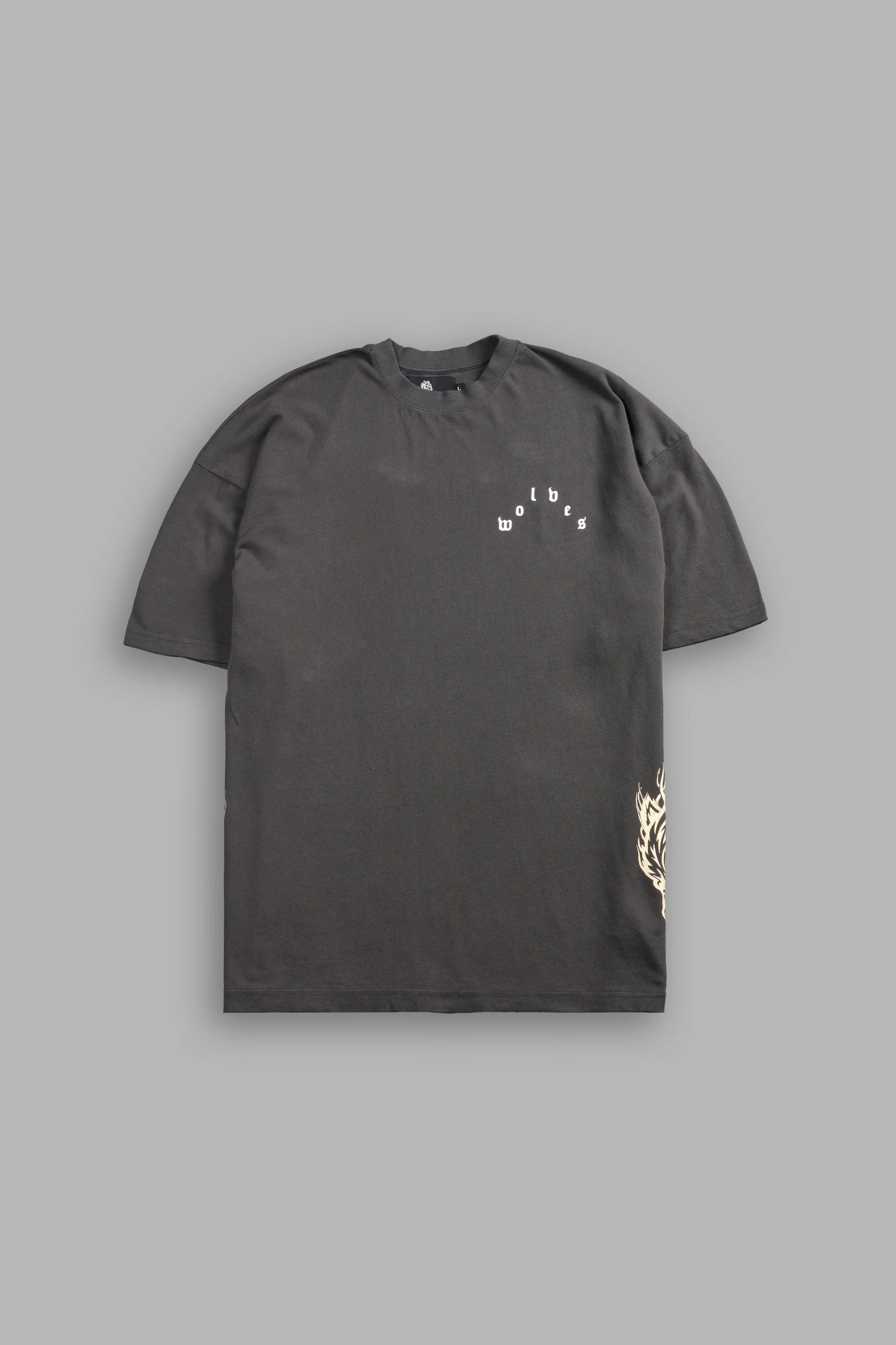 DS-0297 LINEAGE FRVR PREMIUM OVERSIZED TEE IN WOLF GRAY