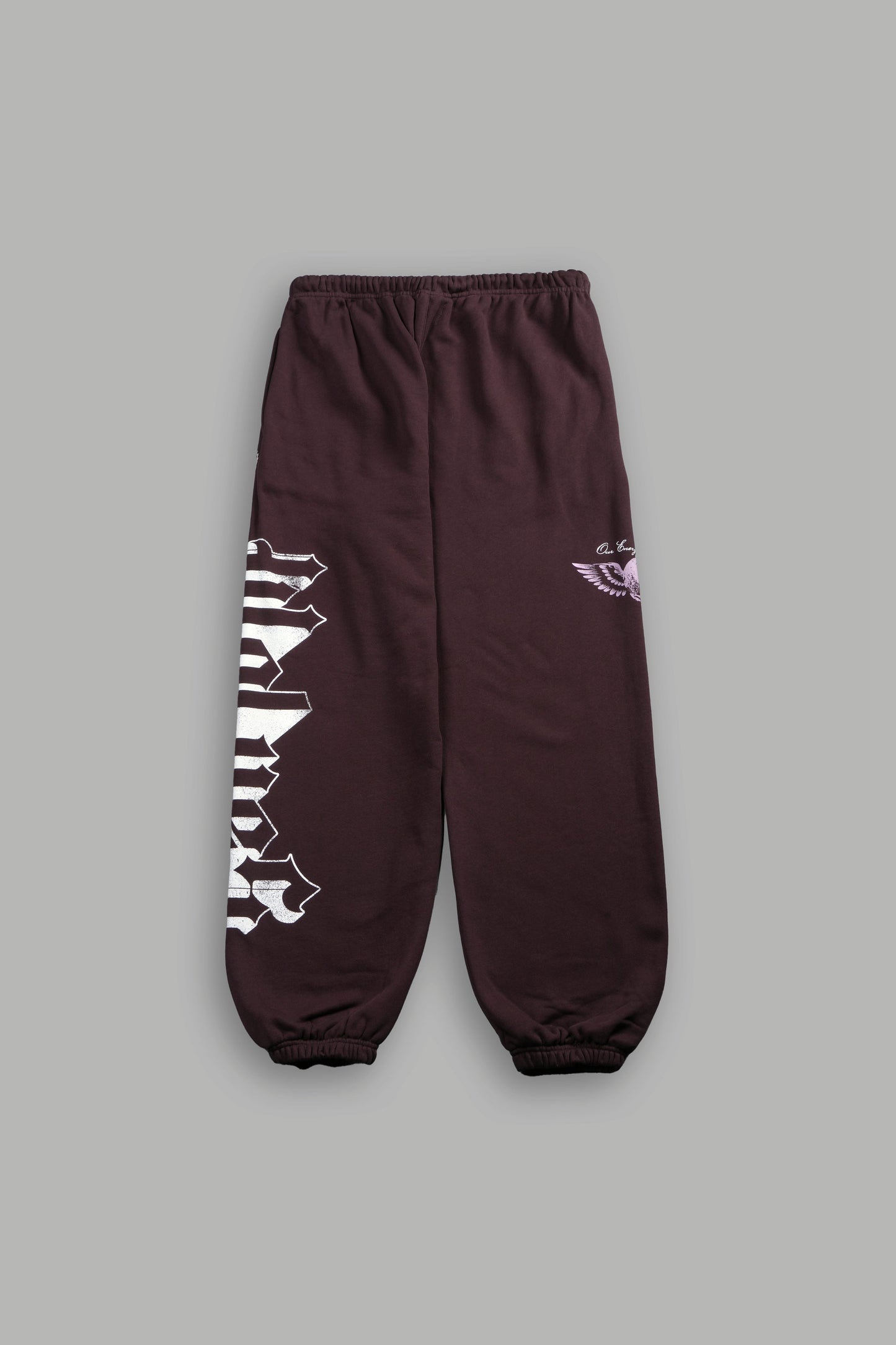 DS-0302 FREE WILL V2 LIGHTWEIGHT LOUNGER SWEAT PANTS IN DARC GARNET