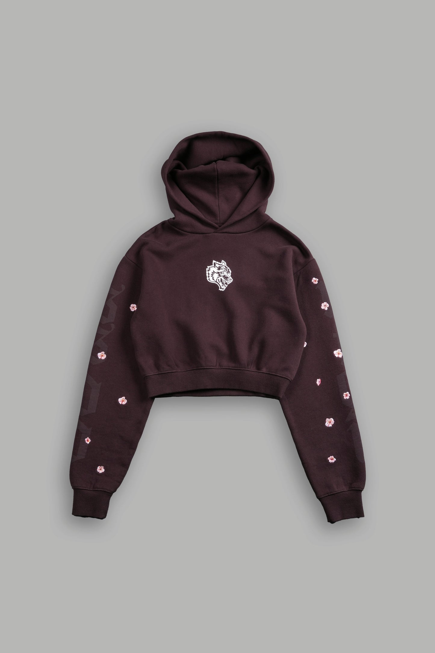 DSHE-0076 BLOSSOM FOREVER "ROSE" HOODIE IN DARC GARNET