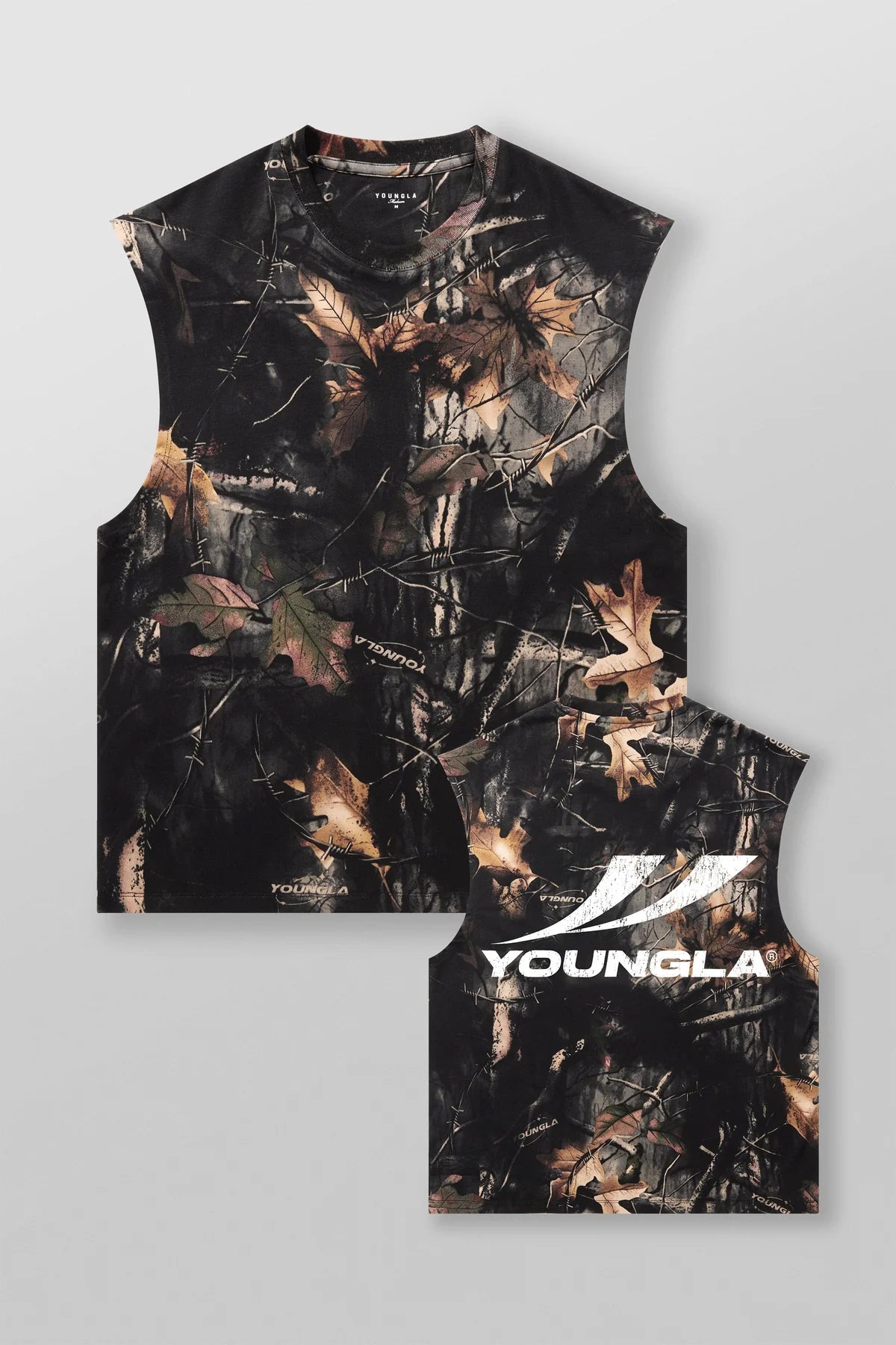 3065 - RUNTECH CAMO TANKS - Black Tree Camo
