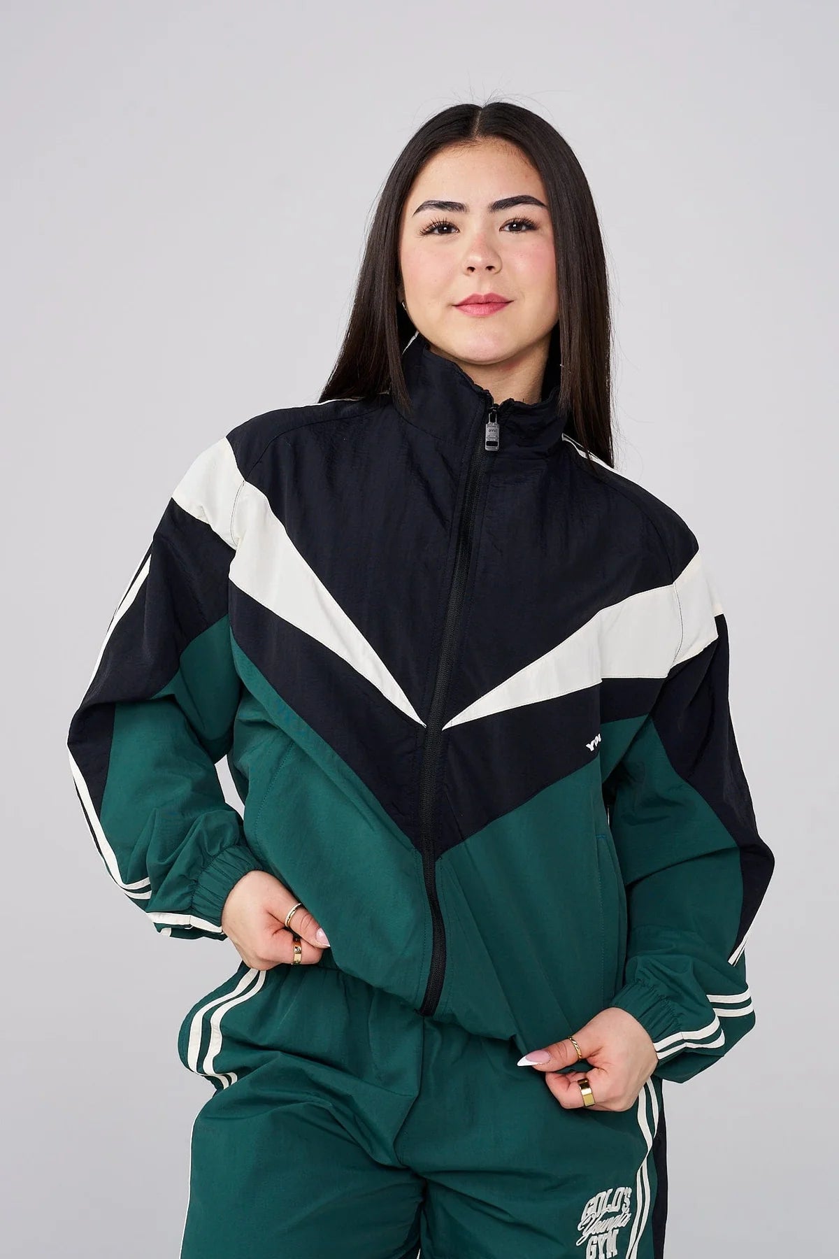 W5201 - GOLDS IRON LEGACY WINDBREAKER - Green
