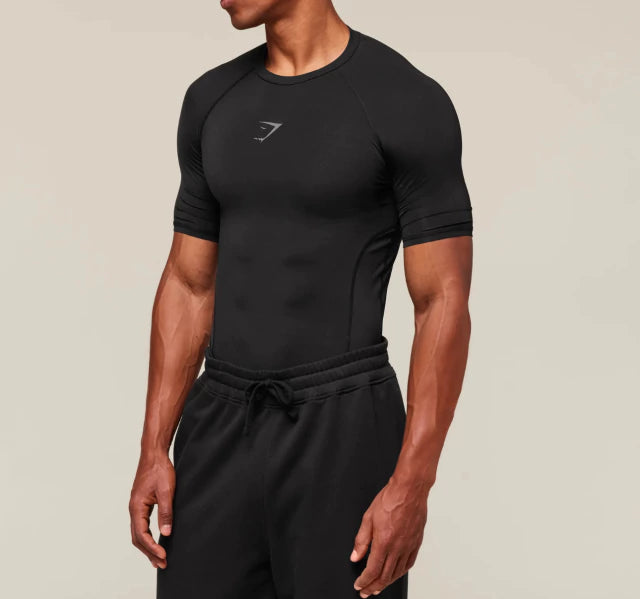 GS-0027 Element Baselayer T-Shirt - Black/Black