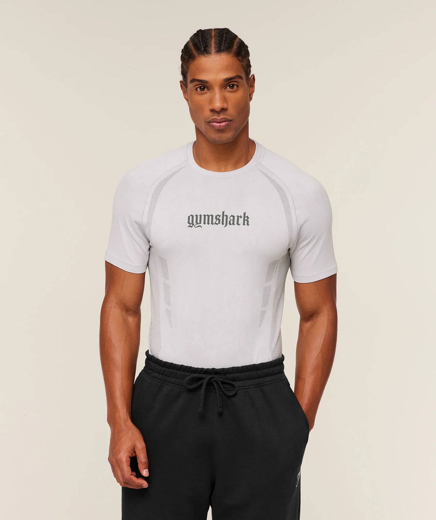 Grunge seamless t shirt  grey