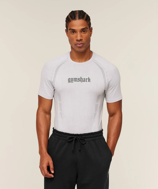 Grunge seamless t shirt  grey