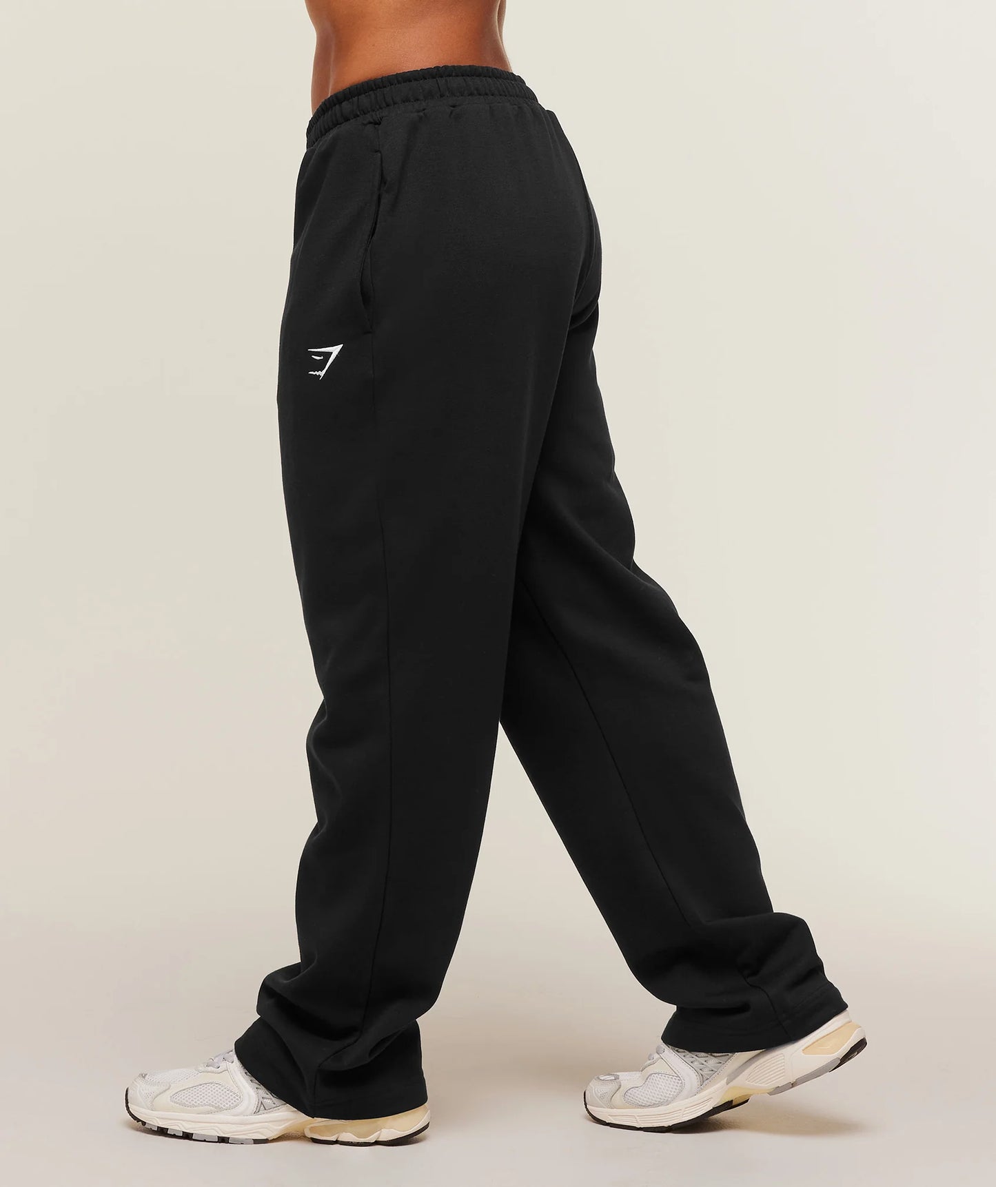 Training Fleece Straight Joggers Black