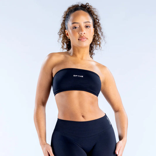 Impact Backless Bandeau - Midnight Black