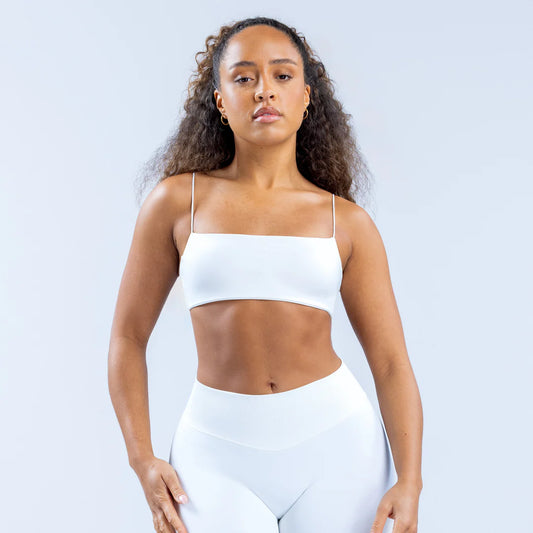 Defy Strappy Bra - Optic White