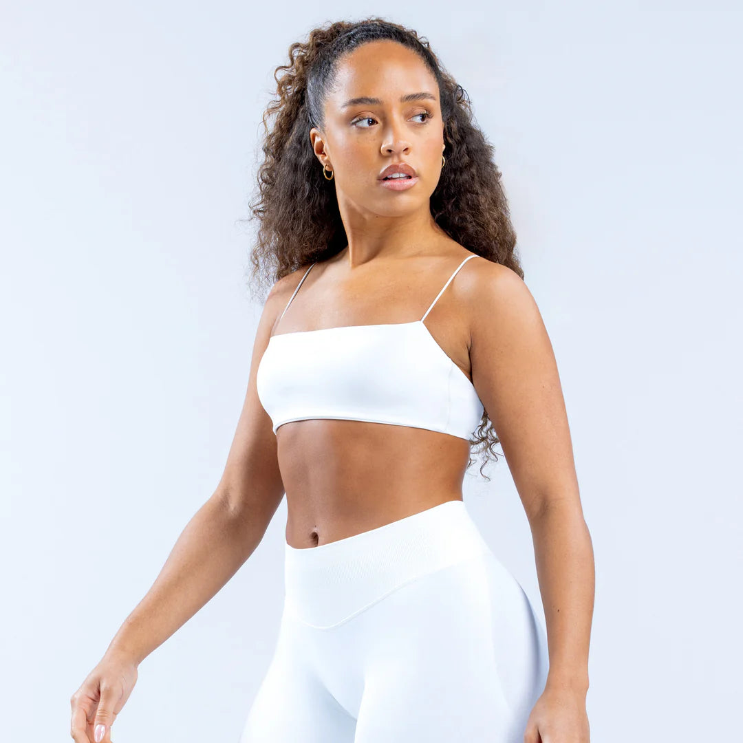 Defy Strappy Bra - Optic White