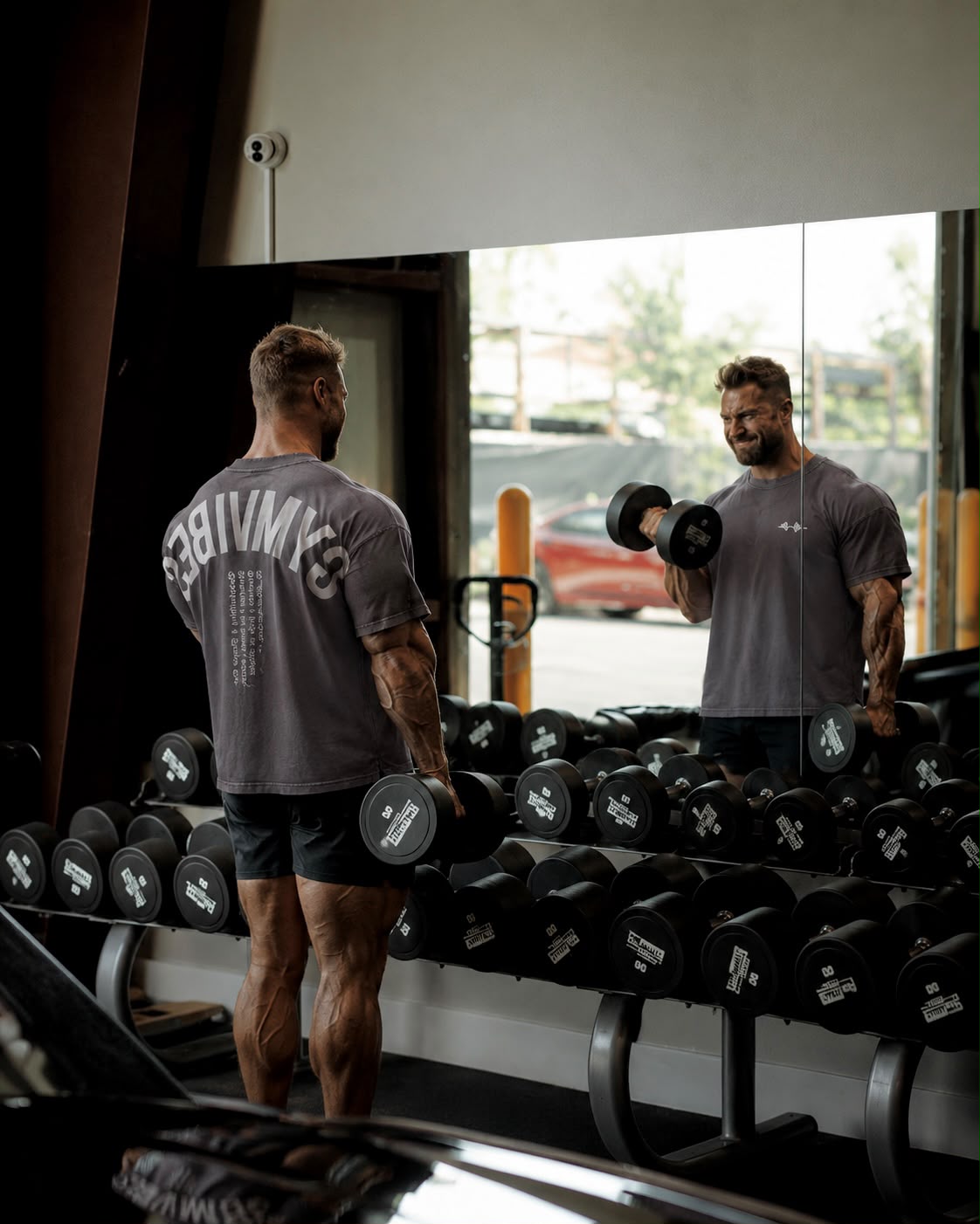Power Classic Oversized Tee - Negro