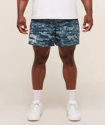 GS-0053 Lifting Mesh 5" Shorts - Smoke Blue