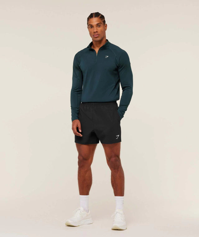 GS-0054 Performance 1/4 Zip - Deep Petrol Blue
