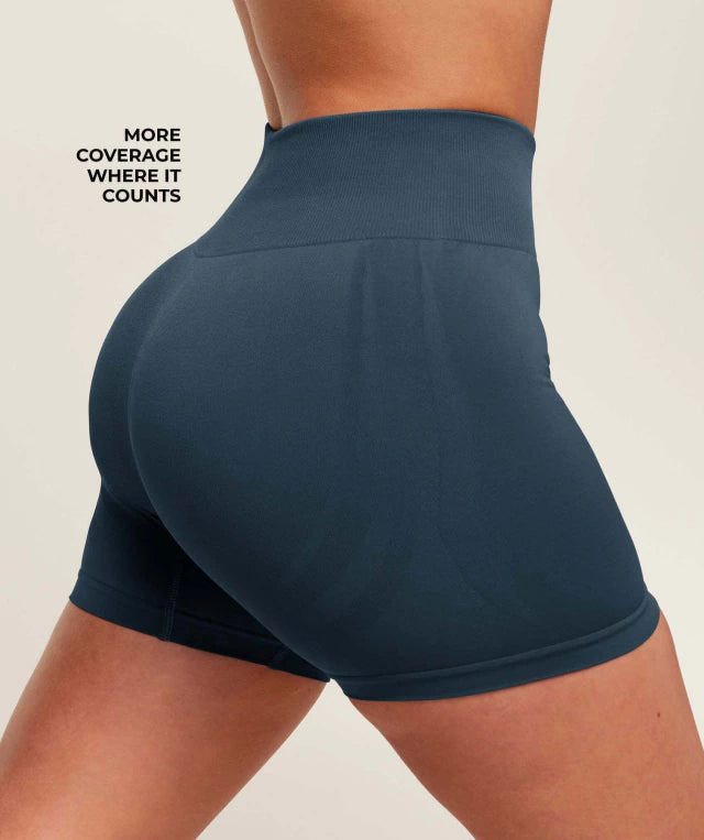 GSW-0071 Everyday Seamless Shorts 2.0 - GS Stealth Blue