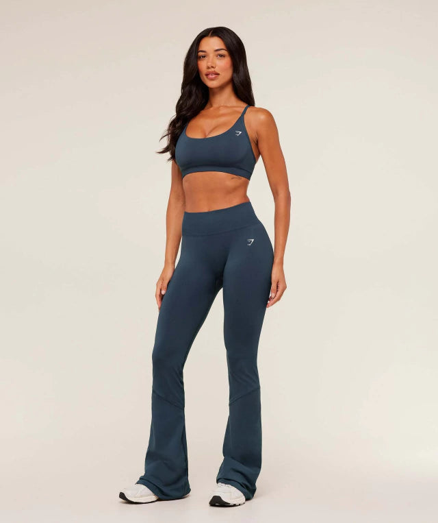 GSW-0046 Everyday Seamless Racerback Sports Bra - GS Stealth Blue