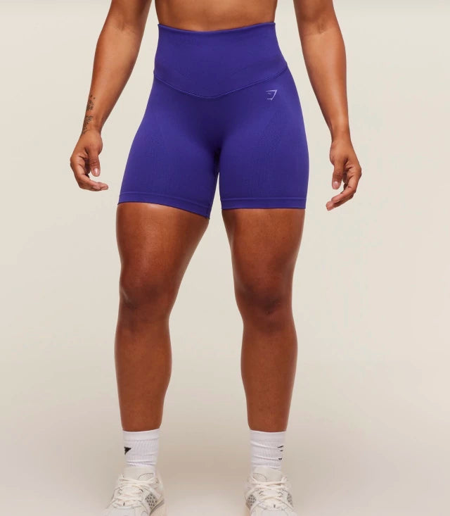 GSW-0044 Activate Seamless Shorts - Cobalt Purple